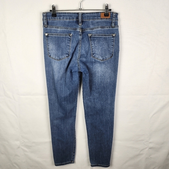 Judy Blue Distressed Relaxed Fit Jeans SIZE 28 - Picture 2 of 6